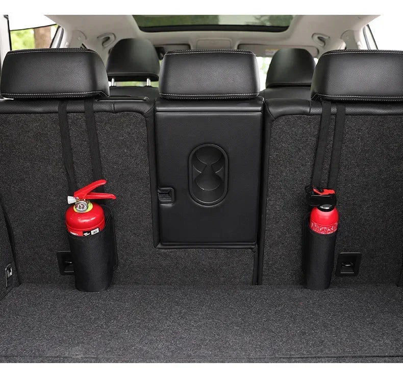 Car Fire Extinguisher Storage Bag - Trunk Seat Back Holder Hanging Bag