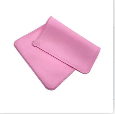 Pet Silicone Food Mat Portable Waterproof Leak-Proof Non-Slip Feeding Mats Bowl Pad Cushion For Cats Dogs Pet Items - Delicate Leather