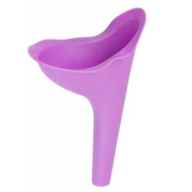 Portable Urine Toilet Aid Car Travel Outdoor Adult Urinals for Man Woman Children Potty Funnel Peeing Camping Toilet - Delicate Leather