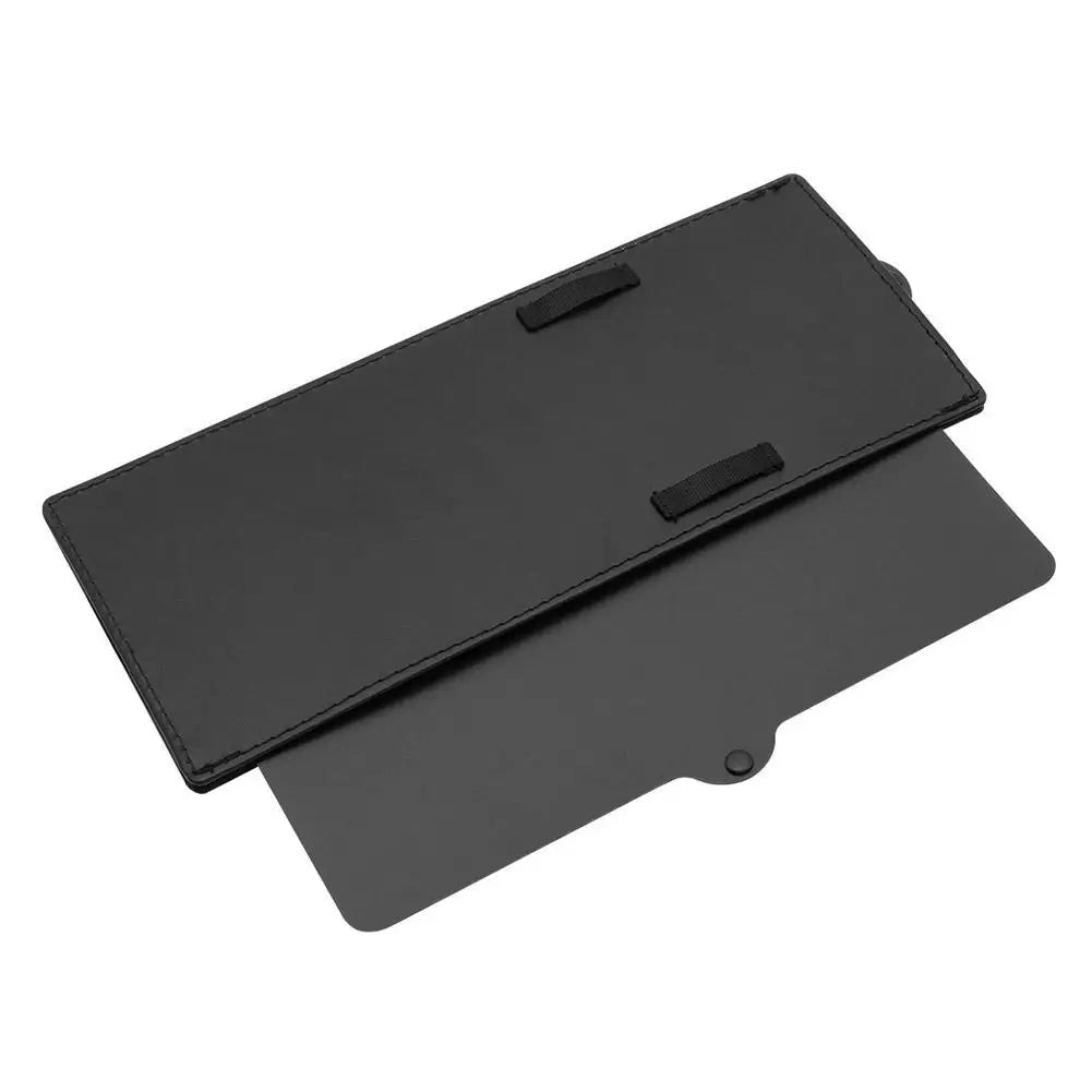 Car Sun Visor Extension Extender Front Side Window Sun Adjustable Truck Elastic Visor Bands Polarized Shade Anti-Glare - Delicate Leather
