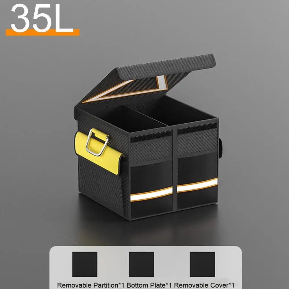 Car Trunk Organizer Box - 108L Large Capacity Auto Tools Storage Bag