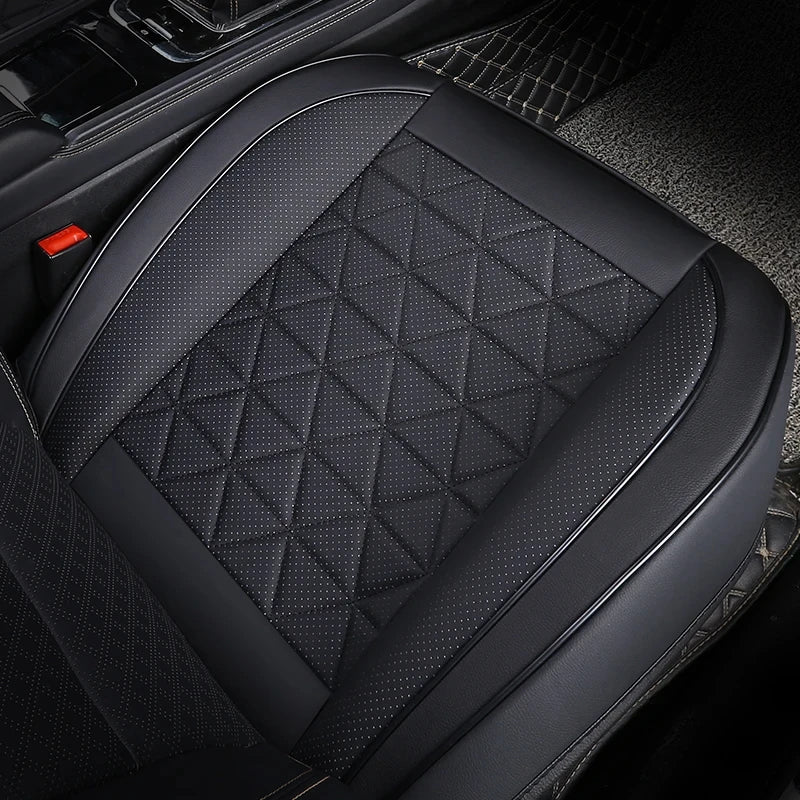New Front Car Seat Cover PU Leather - Universal Car Chair Pad Mat Auto Accessories - 1PCS - Delicate Leather