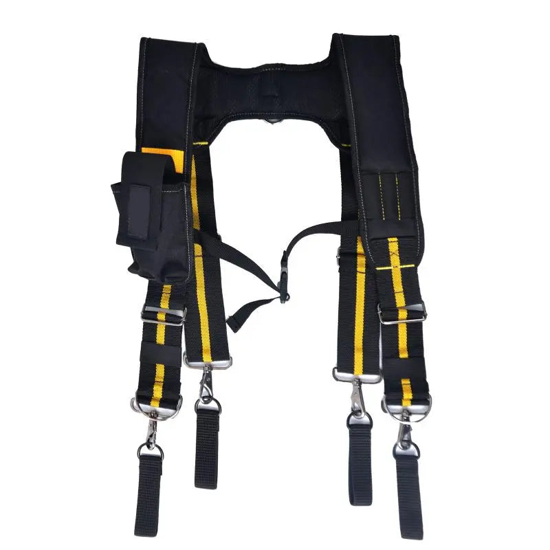 Advanced Full-Body Climbing Harness - Premium Safety Belt for Mountaineering, Downhill, Aerial Work, and Outdoor Rappelling - Durable Protection Equipment for Expansion Activities - Delicate Leather