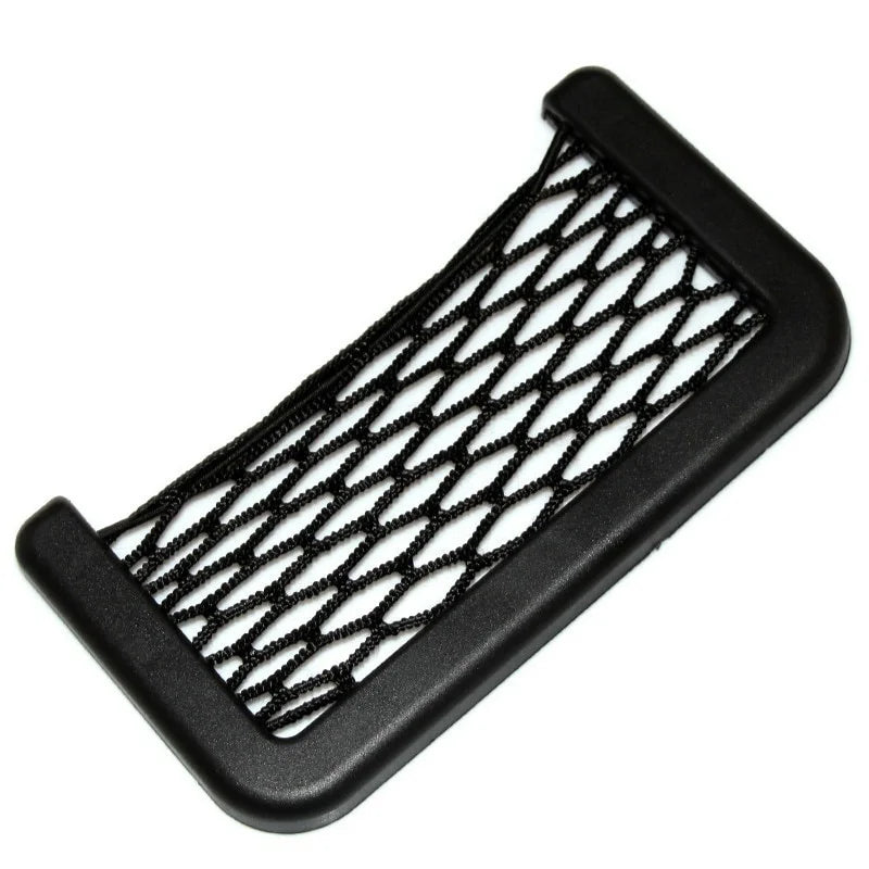 Car Storage Bag Net Pocket - Accessories for Girls, Hanging Ornament Decoration - Delicate Leather