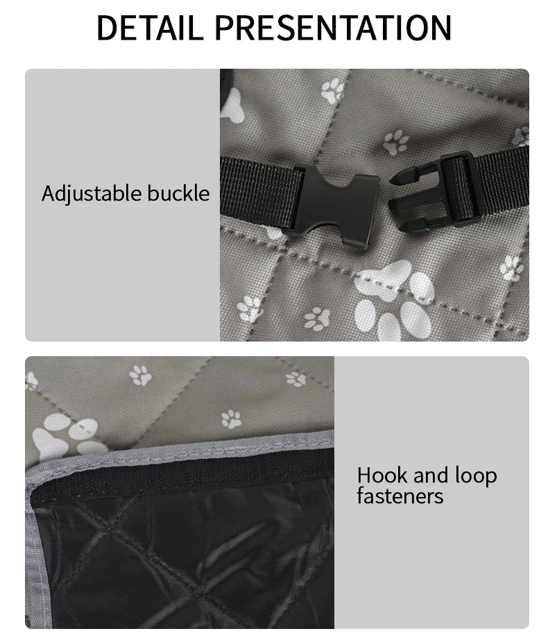 Waterproof SUV Cargo Liner for Dogs - Dog Seat Cover Mat for SUVs, Sedans, and Vans, Large Size Universal Fit