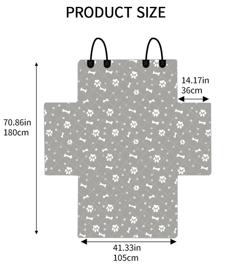 Waterproof SUV Cargo Liner for Dogs - Dog Seat Cover Mat for SUVs, Sedans, and Vans, Large Size Universal Fit