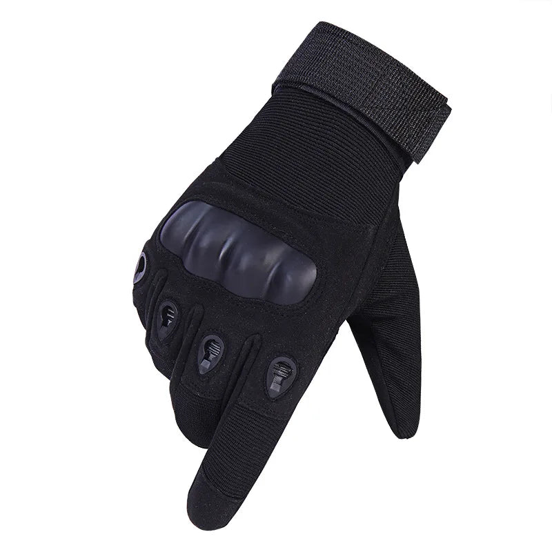 Tactical Military Gloves Shooting Gloves Touch Design Fitness Protection Sports Motorcycle Hunting Full Finger Walking Gloves - Delicate Leather
