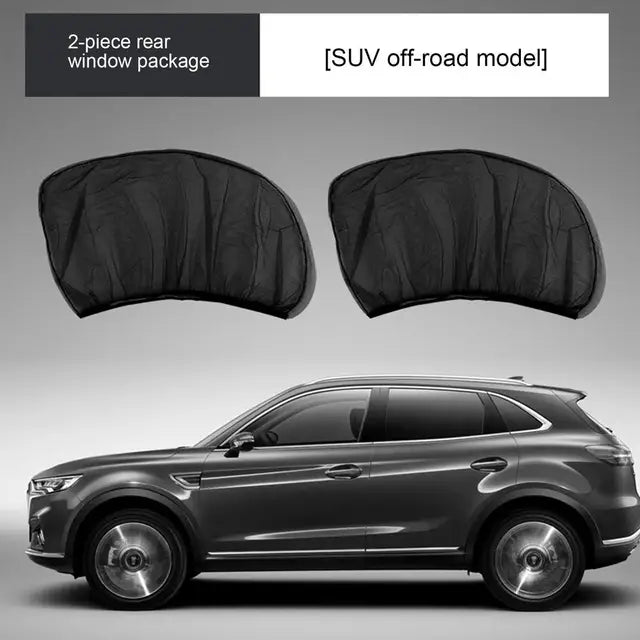 Car Window Mosquito Net Universal Anti-Mosquito Mesh Sunshade for SUV Front Rear Windows - Delicate Leather