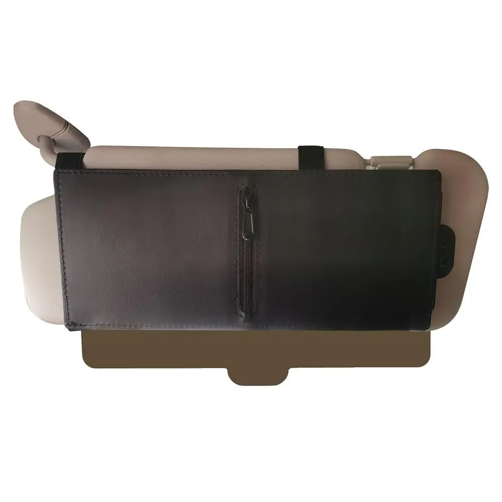 Sun Visor Extender Polarized Car Visor Extension Sun Blocker Universal Anti-Glare Auto Visor Sunshade Extender Protects From Sun - Delicate Leather