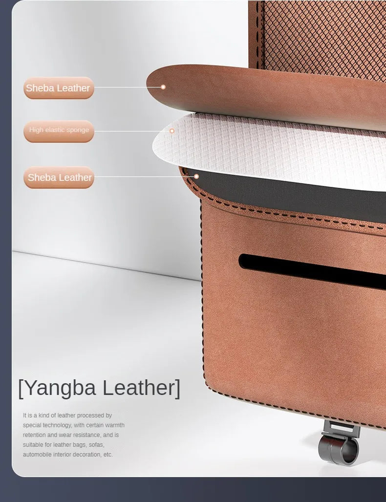 Car Seat Back Hanging Storage Bag - Multifunctional Leather Auto Backseat Organizer, Custom Fit For Your Cars, Car Accessories - Delicate Leather