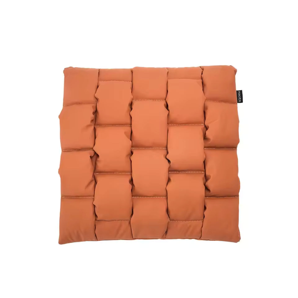 Nappa Leather Car Seat Cushion – Memory Foam Filled Breathable Waterproof Seat Pad - Delicate Leather