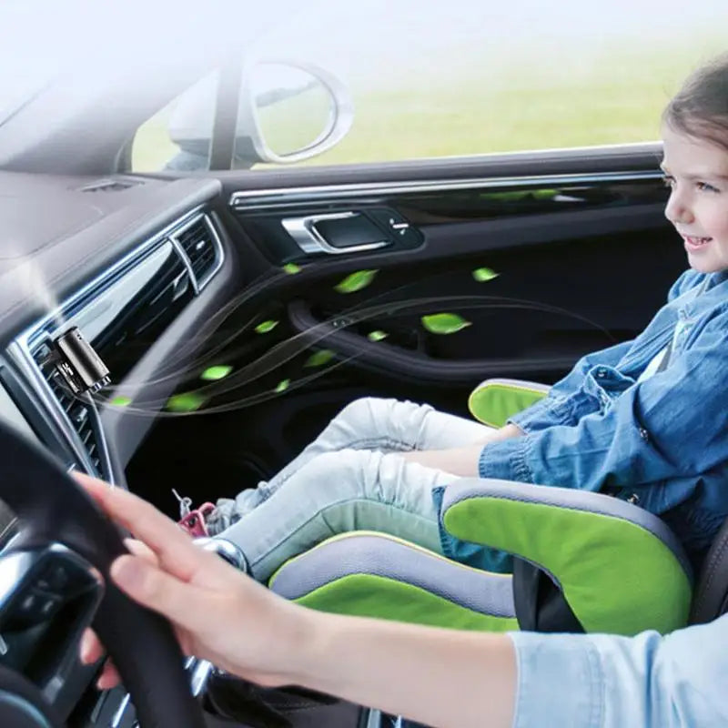 Car Electric Air Diffuser Aroma - Ultrasonic Car Air Vent Humidifier Mist Aromatherapy Air Freshener