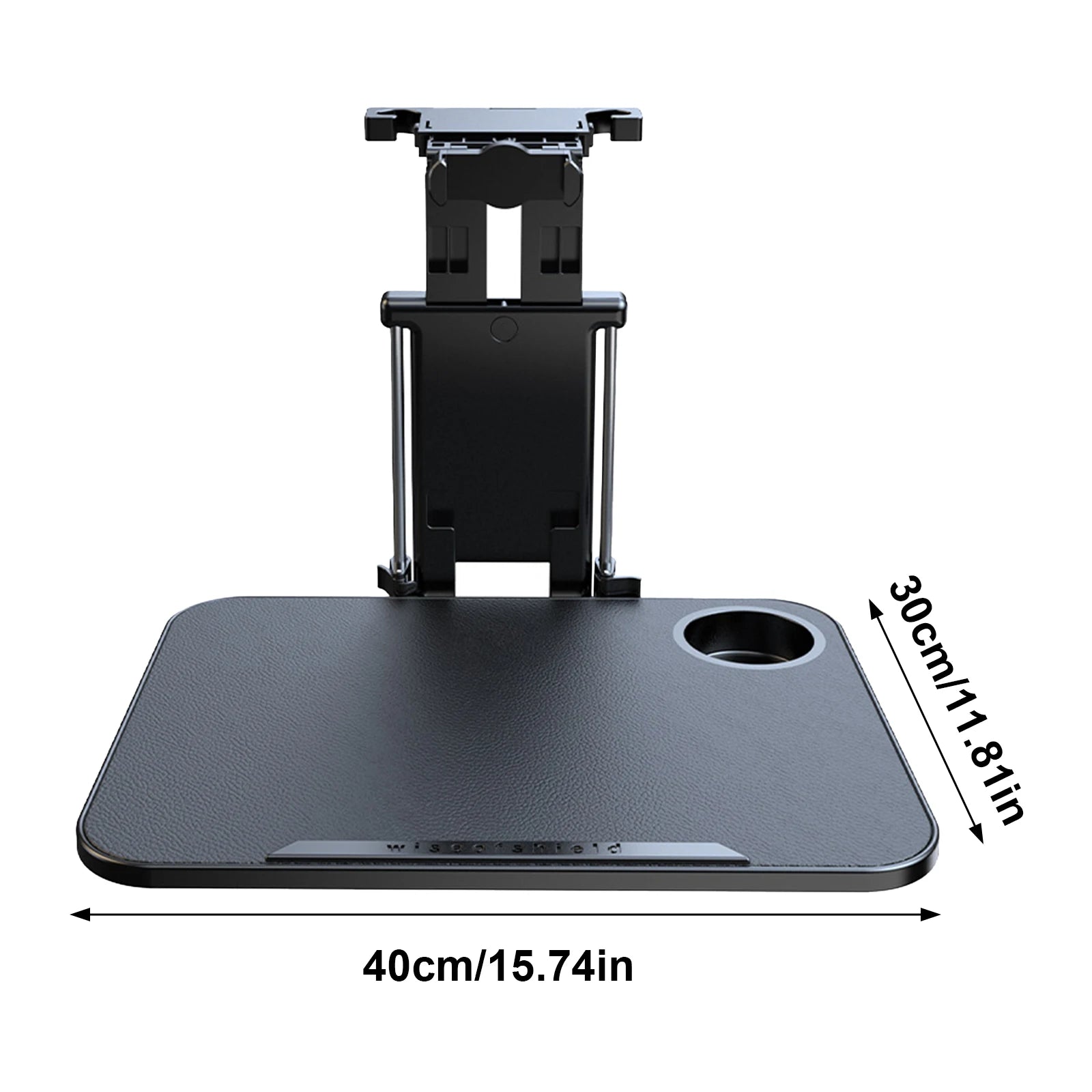 Car Eating Tray - Adjustable Height Back Seat Laptop Table, Front Passenger Food Tray, and Phone Holder, Custom fit for Car