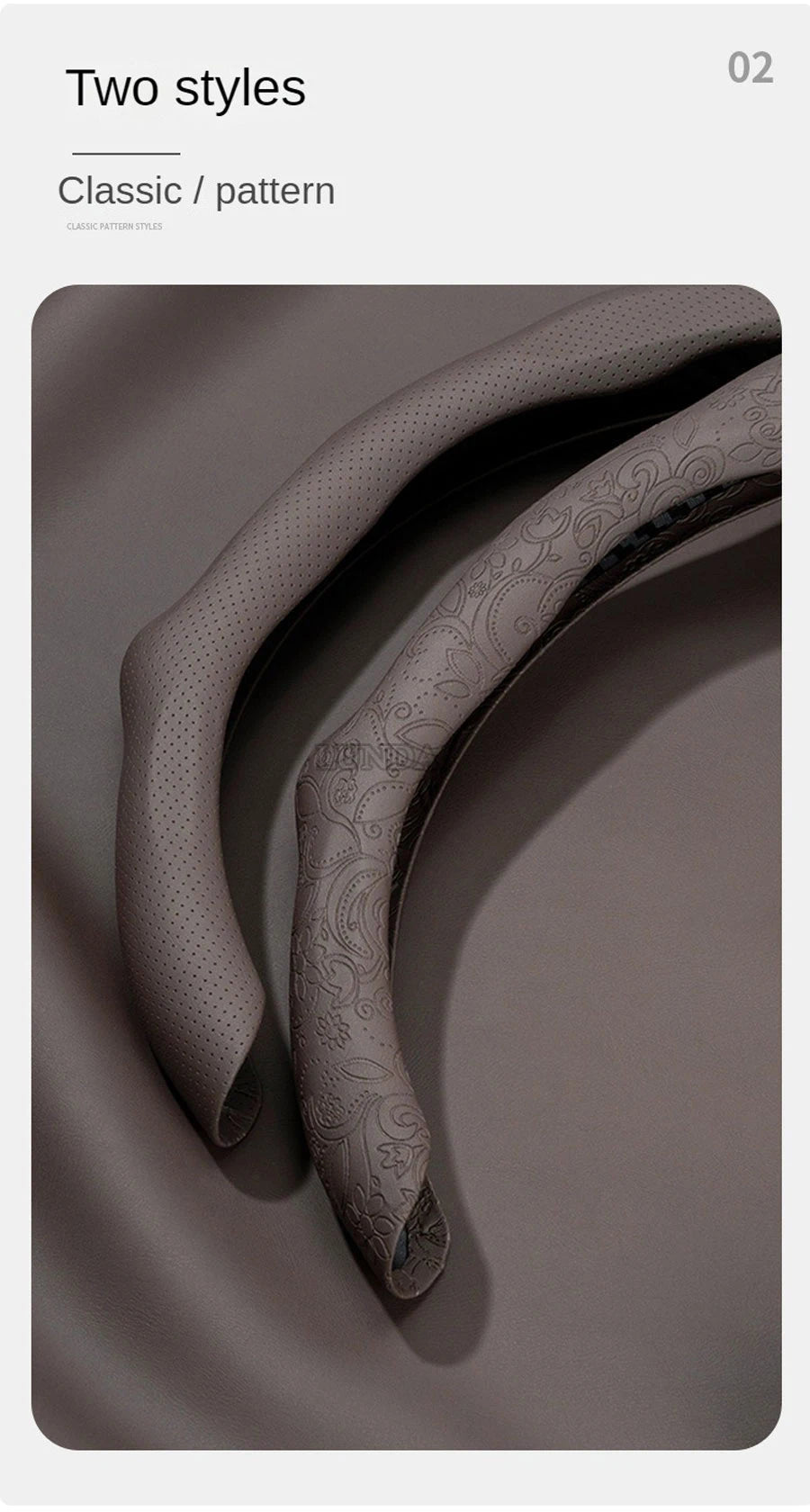 New Styling Car Steering Wheel Cover Booster - Universal Fit for Car Accessories - Delicate Leather