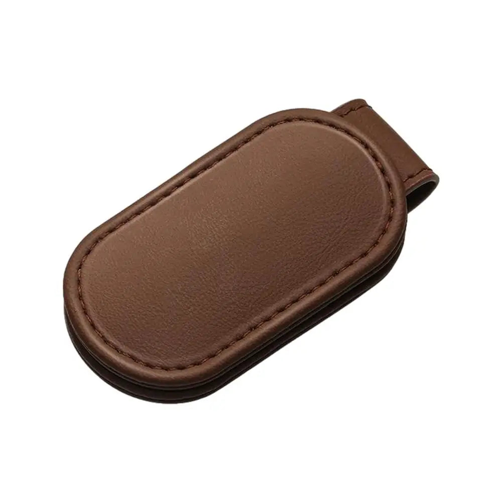 Car Seat Belt Positioner - Adjustable Seatbelt Clips for Shoulder Neck Strap - 2 Pack - Delicate Leather