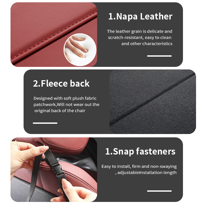 Car Seat Middle Hanger Storage Bag - Leather Seat Gap Organizer