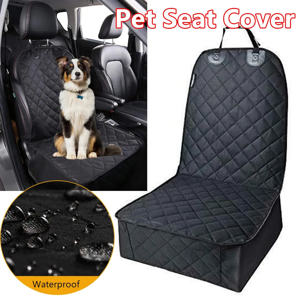 Rear Seat Waterproof Pet Protector Mat: Durable Travel Accessory for Cats and Dogs, Car Back Seat Safety Carrier Cover