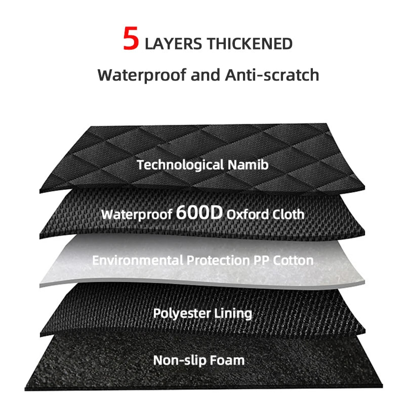 Dog Car Seat Cover Waterproof Pet Travel Dog Carrier Hammock Car Rear Back Seat Protector Mat Safety Carrier For Dogs Safety Pad - Delicate Leather