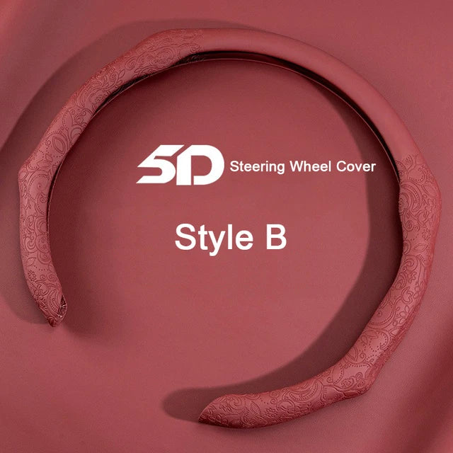 New Styling Car Steering Wheel Cover Booster - Universal Fit for Car Accessories - Delicate Leather