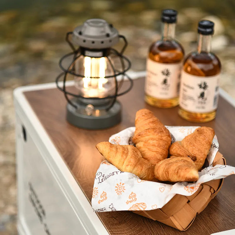 Multipurpose Outdoor Camping Folding Storage Box - Versatile Car and Food Storage Solution for Travel, Ideal for Camping Gear and Tableware Organization - Delicate Leather