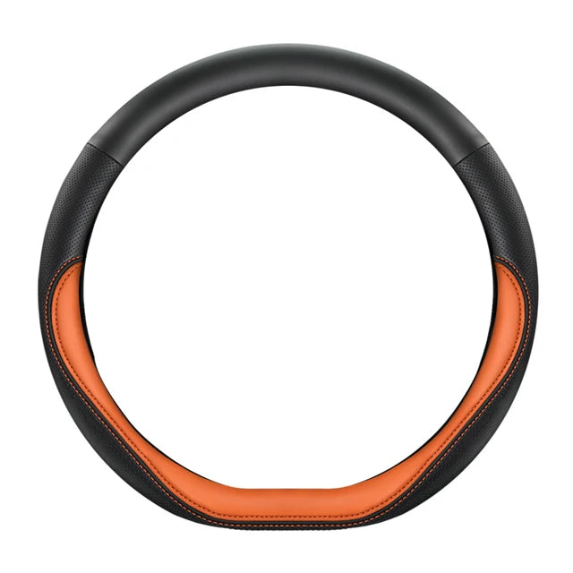 New Four Seasons Sweat-Absorbent Non-Slip Steering Wheel Cover (38cm)