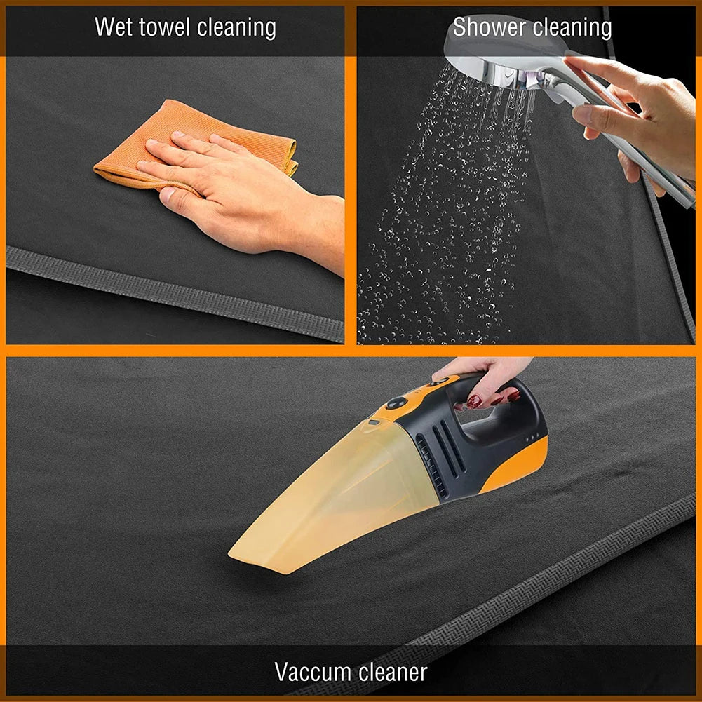 Rear Seat Waterproof Pet Protector Mat: Durable Travel Accessory for Cats and Dogs, Car Back Seat Safety Carrier Cover