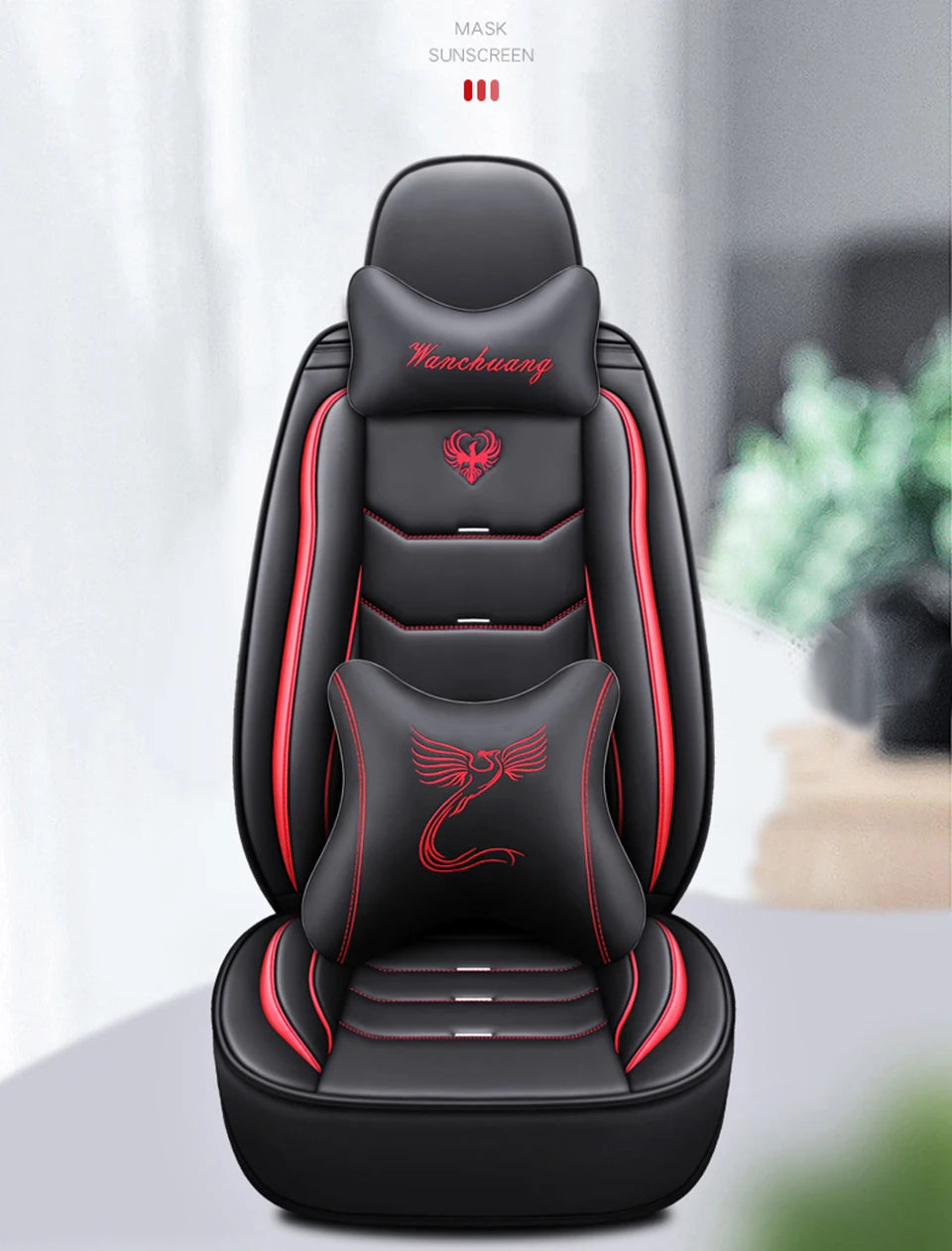 Universal Leather Car Seat Cover - Interior Accessories for Enhanced Protection and Style - Delicate Leather