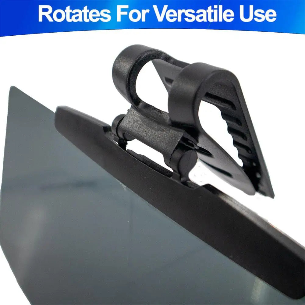 Car Sun Visor Anti-Glare Sunshade Extender for Car Polarized Sun Visor Extender Protect From Sun Glare UV - Delicate Leather