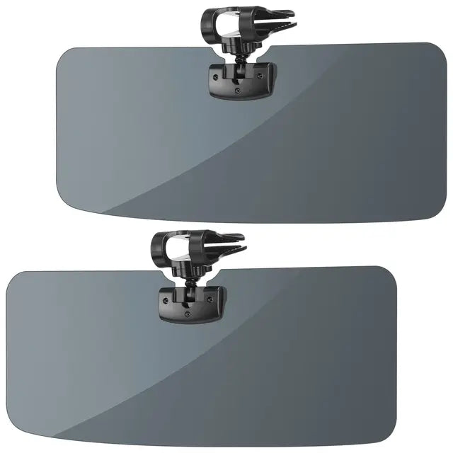 Universal Sun Visor Polarized Extender for SUVs Car Sunshade Anti-Glare Clear Adjustable Anti-Dazzle Blocker Accessories - Delicate Leather