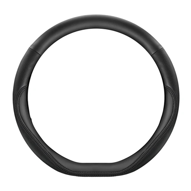 New Four Seasons Sweat-Absorbent Non-Slip Steering Wheel Cover (38cm)