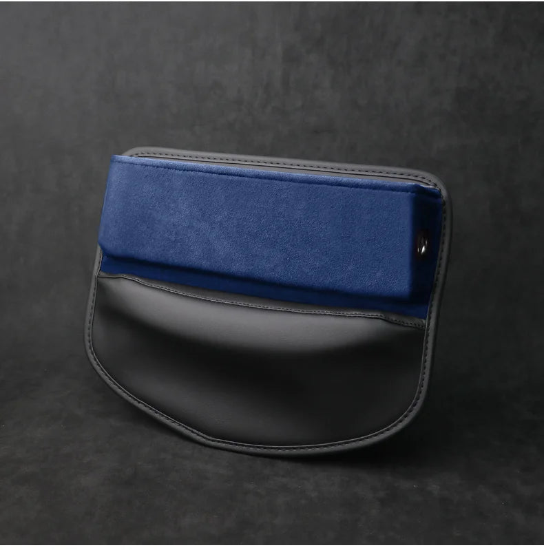 Car Seat Crevice Storage Box for Stowing and Tidying Wallet, Phone, and Cigarette Slit Pocket Storage Bag Interior Accessories - Delicate Leather