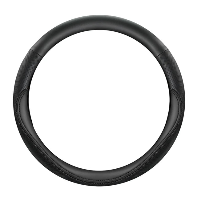 New Four Seasons Sweat-Absorbent Non-Slip Steering Wheel Cover (38cm)