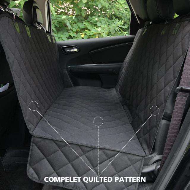 Waterproof Dog Car Seat Cover - Pet Transport Carrier for Car Backseat - Delicate Leather