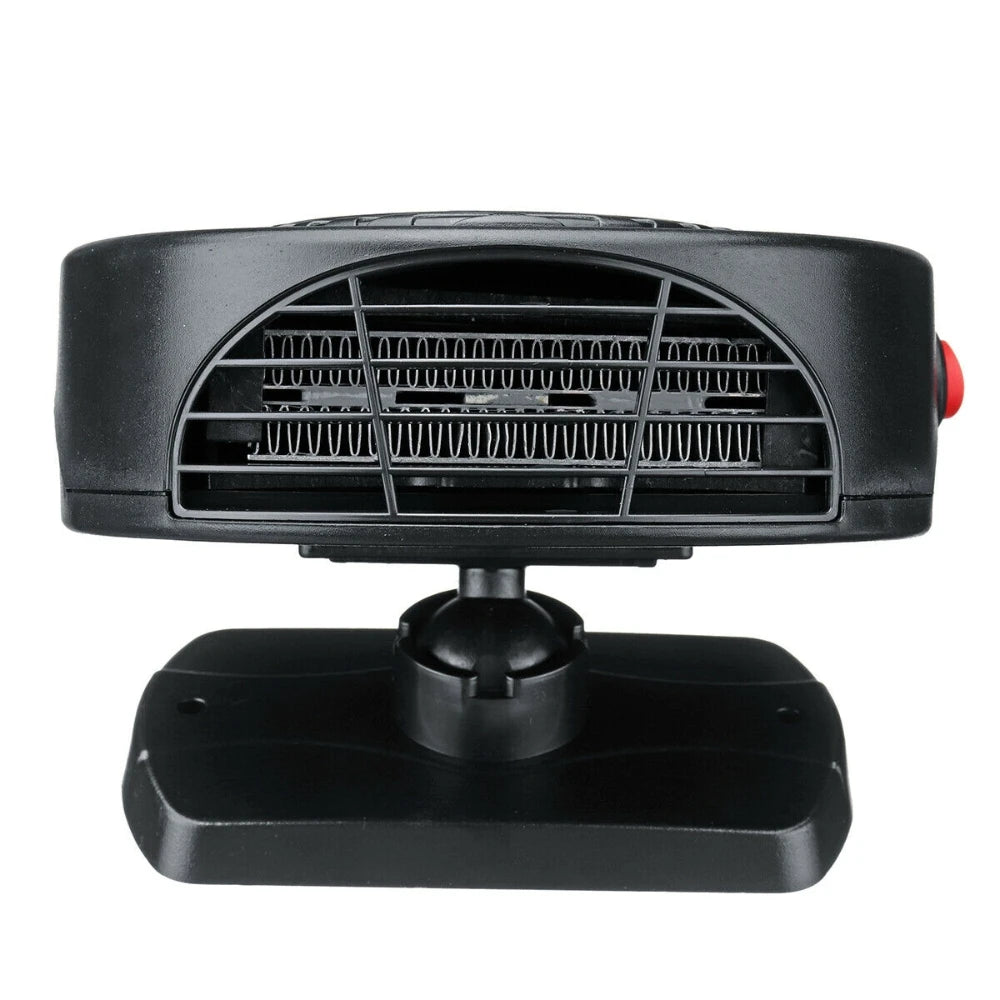 500W Car Heater - 12V Winter Windshield Defroster and Dashboard Heater & Cooling Fan - Delicate Leather