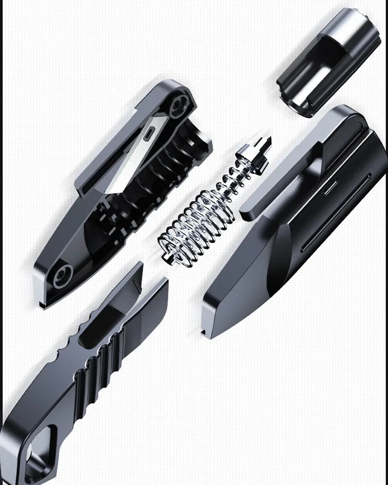 2-in-1 Car Seat Belt Cutter & Emergency Window Breaker Safety Hammer