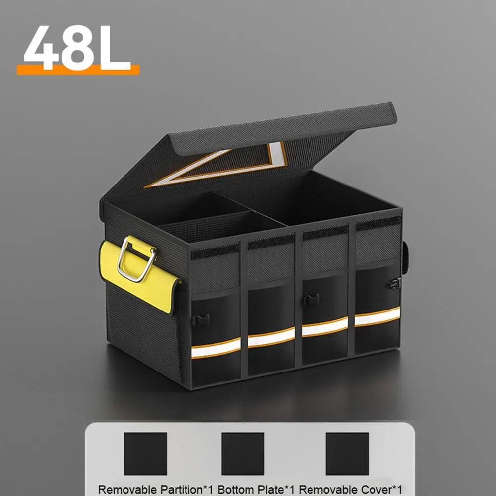 Car Trunk Organizer Box - 108L Large Capacity Auto Tools Storage Bag