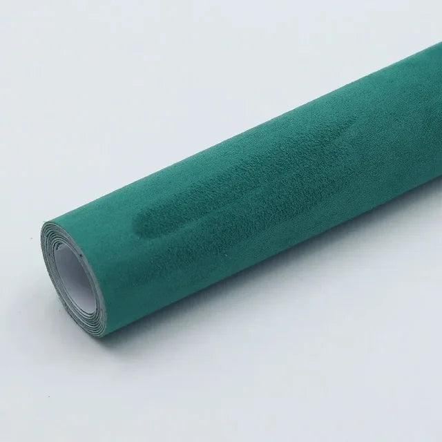 Self-Adhesive Suede Fabric - Faux Suede PU Leather for Jewelry Box Craft Decor and Car Interior Styling - Delicate Leather