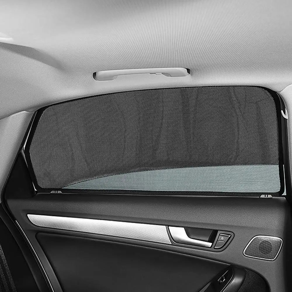Car Window Mosquito Net Universal Anti-Mosquito Mesh Sunshade for SUV Front Rear Windows - Delicate Leather