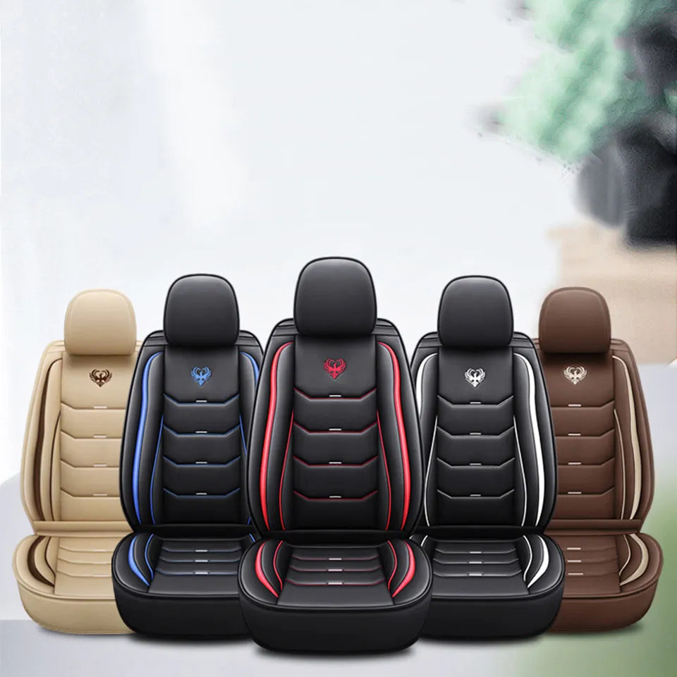 Universal Leather Car Seat Cover - Interior Accessories for Enhanced Protection and Style - Delicate Leather