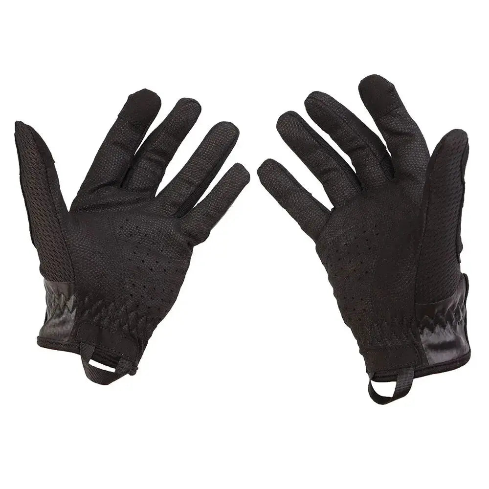 Outdoor Light Tactical Gloves Military Training Army Sport Climbing Shooting Hunting Riding Cycling Full Finger Anti-Skid Mittens - Delicate Leather