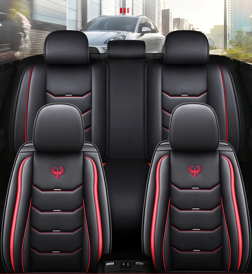 Universal Leather Car Seat Cover - Interior Accessories for Enhanced Protection and Style - Delicate Leather