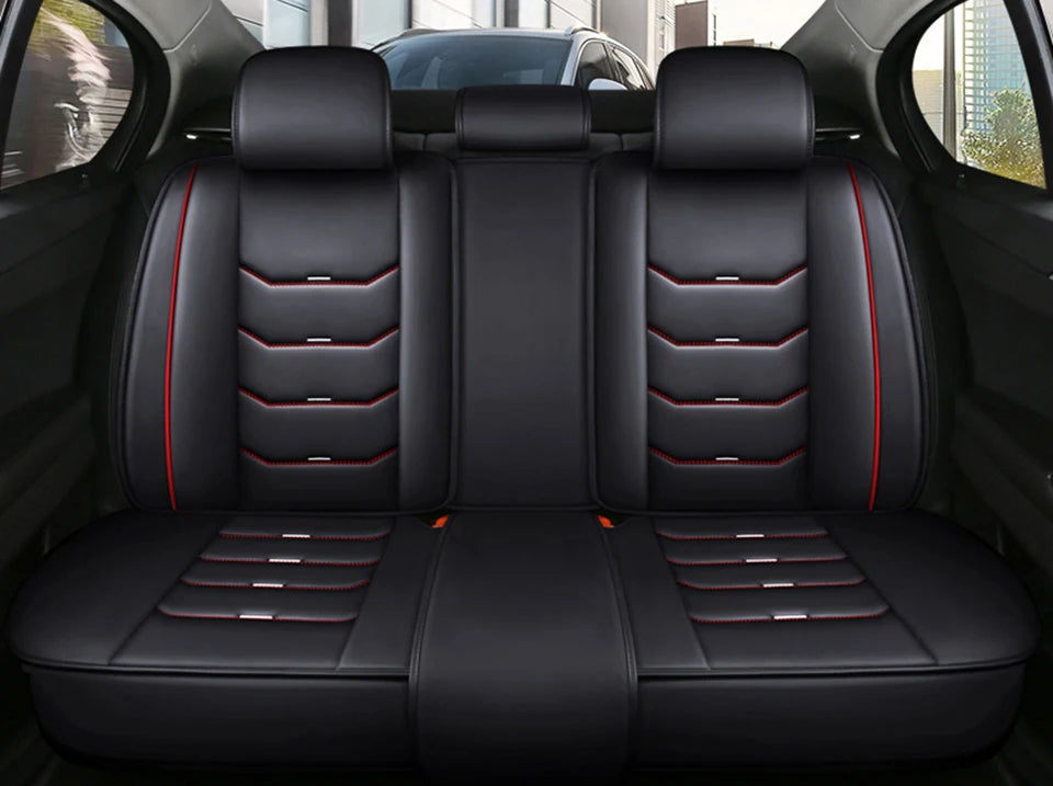 Universal Leather Car Seat Cover - Interior Accessories for Enhanced Protection and Style - Delicate Leather