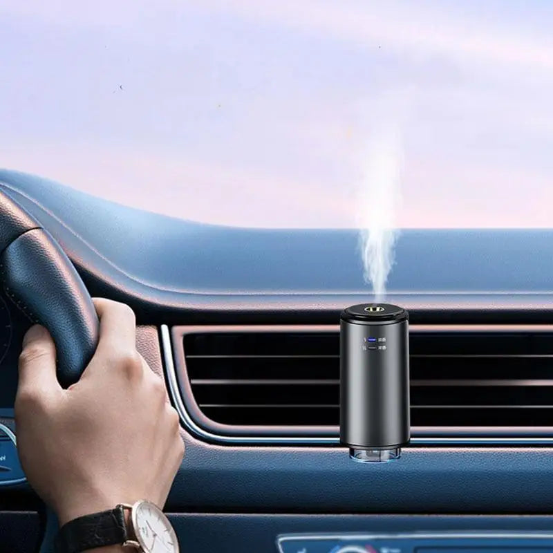 Car Electric Air Diffuser Aroma - Ultrasonic Car Air Vent Humidifier Mist Aromatherapy Air Freshener