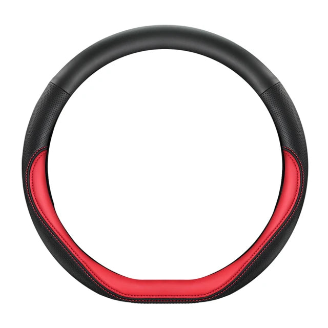 New Four Seasons Sweat-Absorbent Non-Slip Steering Wheel Cover (38cm)
