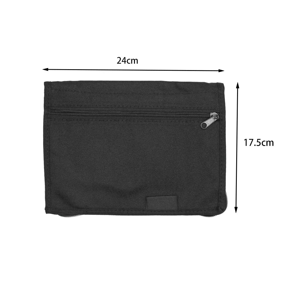 Car Interior Stowing Tidying Bag - Large Capacity Document Storage Bag - Delicate Leather