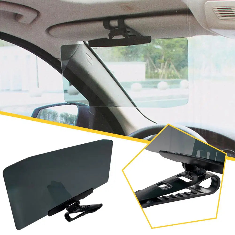 Car Sun Visor Anti-Glare Sunshade Extender for Car Polarized Sun Visor Extender Protect From Sun Glare UV - Delicate Leather