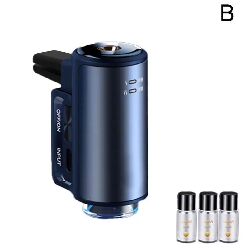 Car Electric Air Diffuser Aroma - Ultrasonic Car Air Vent Humidifier Mist Aromatherapy Air Freshener