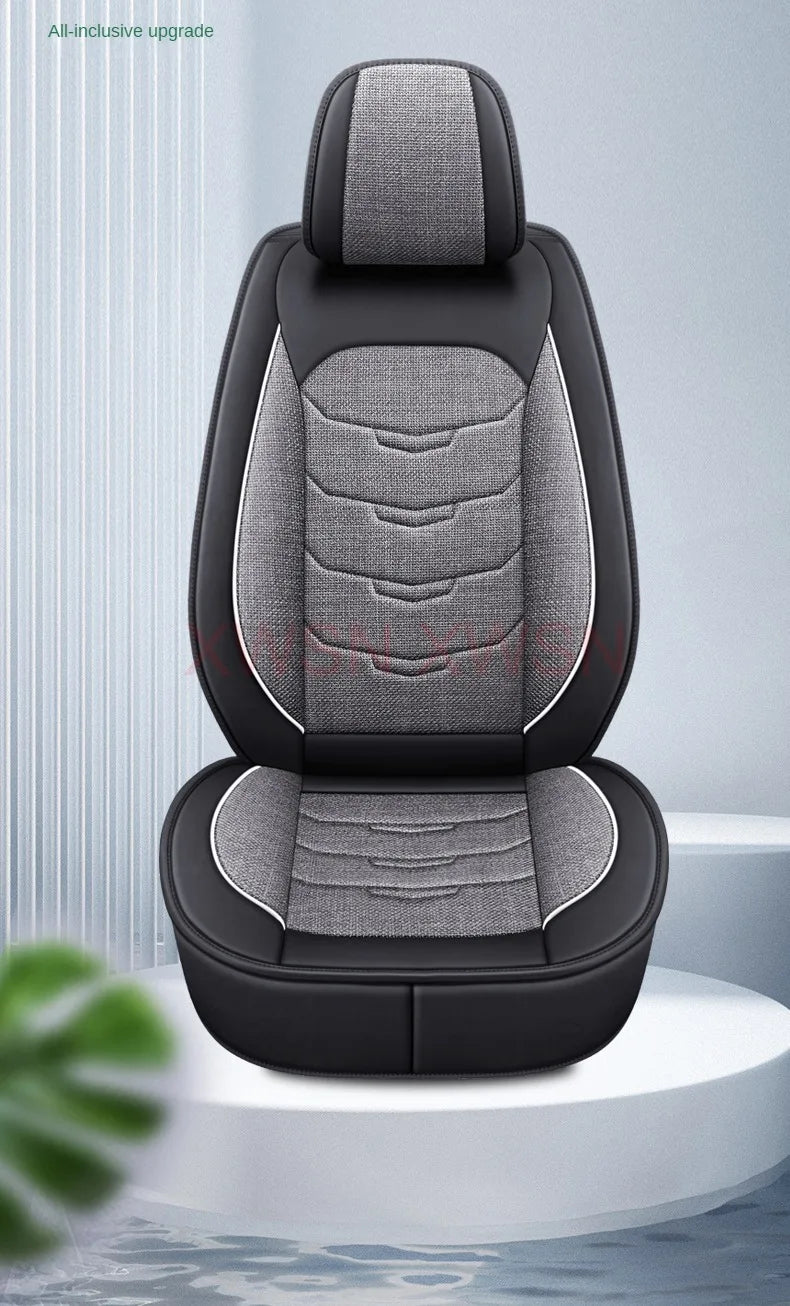 Delicate Leather Car Seat Covers Full Set: Complete Protection and Style for Your Vehicle