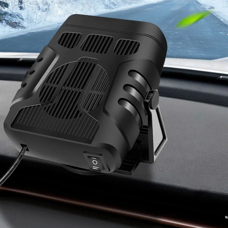 Car Heater USB Portable Fan Defrost Device - Delicate Leather