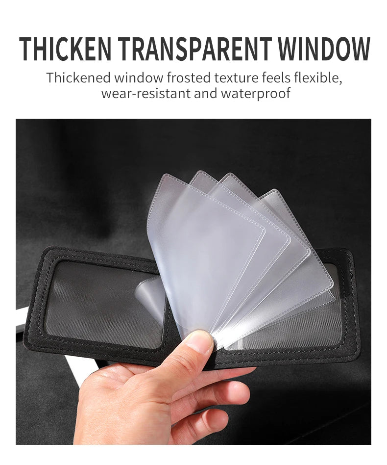 Car Driving License Bag - Card Credit Holder Purse Wallet Case Cover - Delicate Leather